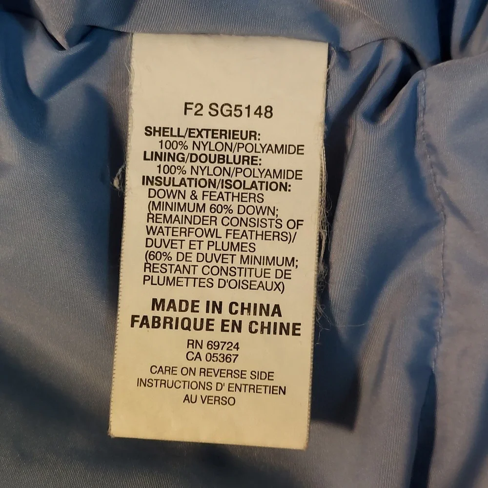 Columbia Jacket Youth‎ 10/12 Blue Gray Insulated Winter Ski Snow Coat